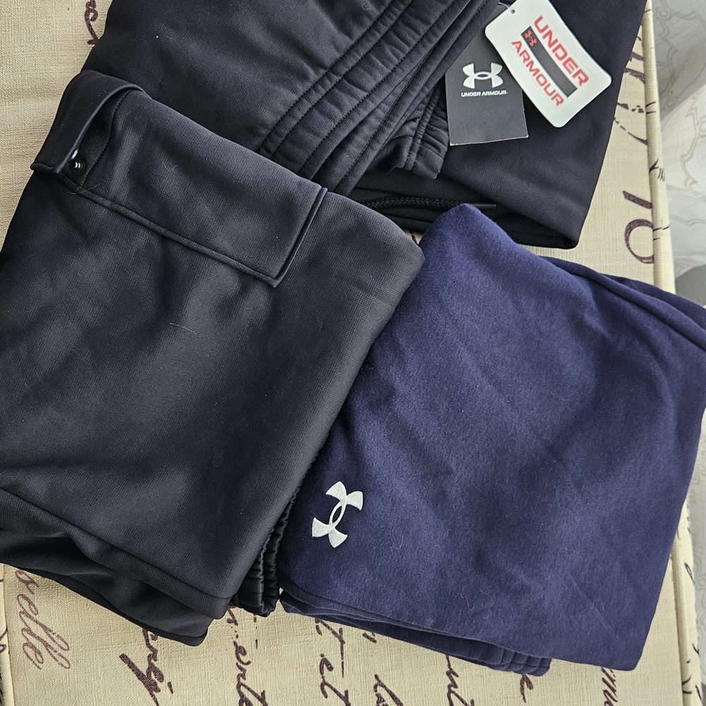 Under Armour Black and Navy Activewear Set